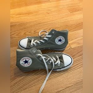 High top grey converse